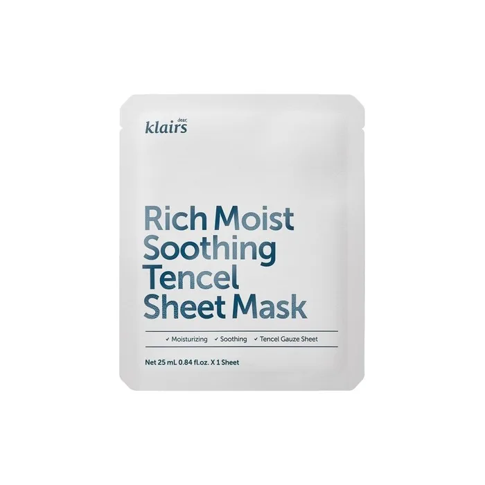Dearklairs Rich Moist Soothing Tencel Sheet Mask 25ml