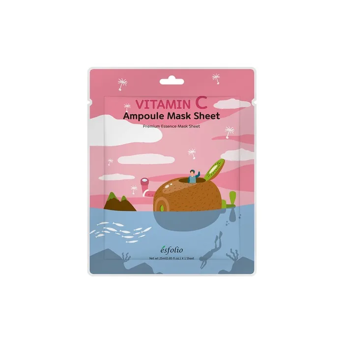 Esfolio Vitamin C Mask In Sheet 25ml - Brightening And Hydrating