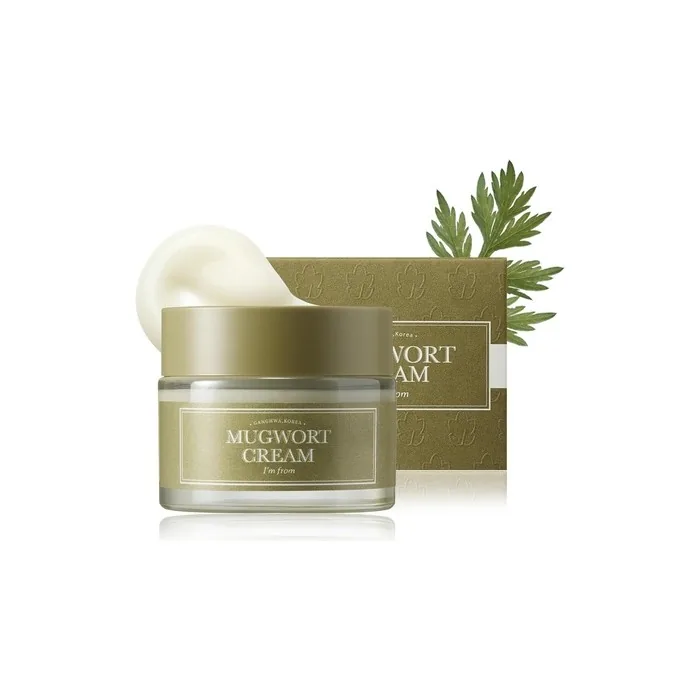 I'M From Mugwort Cream for All Skin Types 1.69 Fl Oz - Moisturizer with 73.55