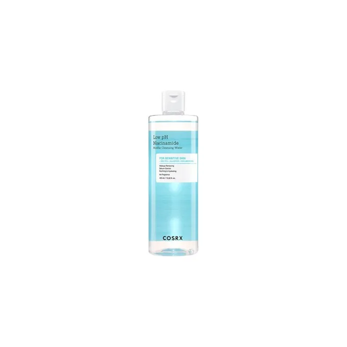 Cosrx Low Ph Niacinamide Cleansing Water 400 Ml Micellar Water For Sensitive Skin