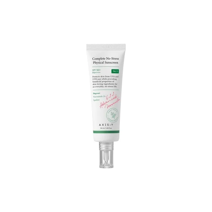 Axis-Y Complete No-Stress Physical Sunscreen Spf50+ - 50ml