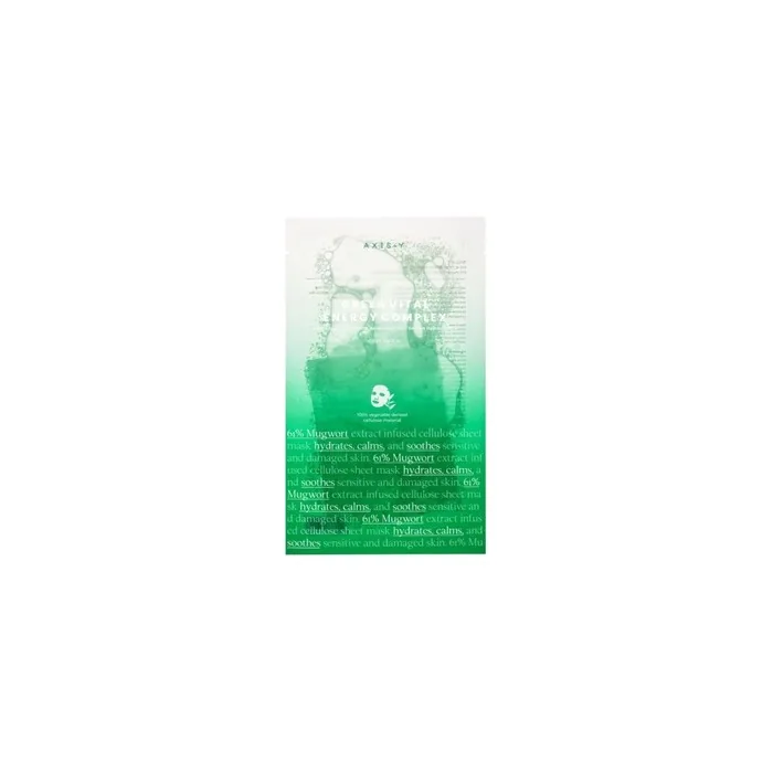 Axis-Y 61% Mugwort Green Vital Energy Complex Sheet Mask