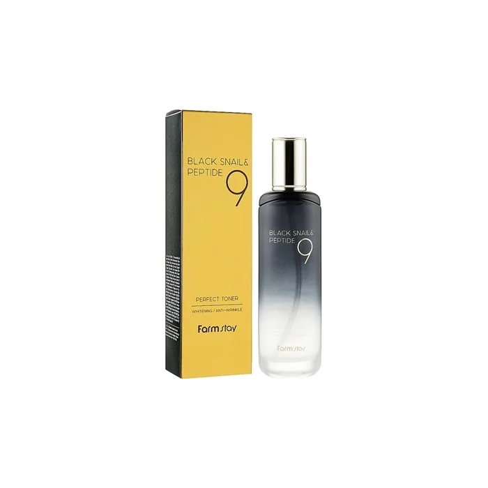 FarmStay Black Snail & Peptide 9 Perfect Toner 120 ml