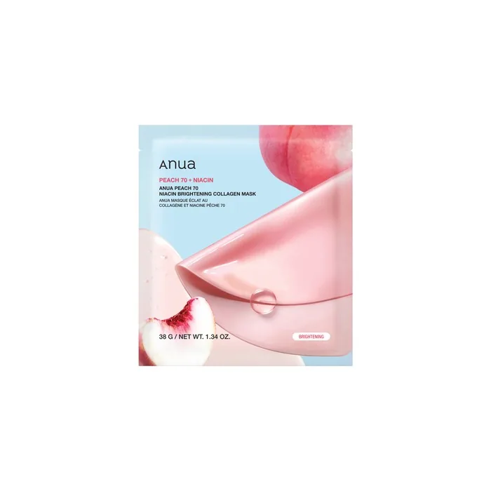 Anua Brightening Collagen Mask - Peach 70 Niacin