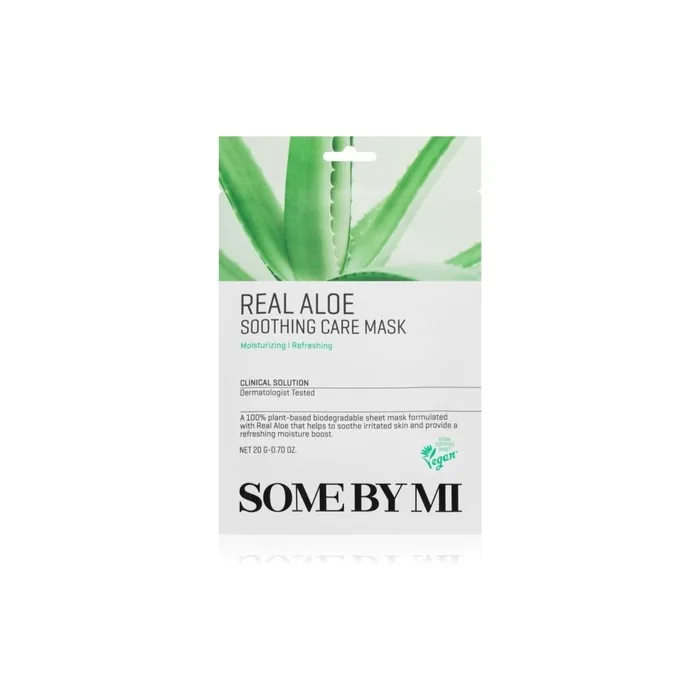 Some By Mi Clinical Solution Aloe Soothing Care Mask - Sheet Mask, 20g