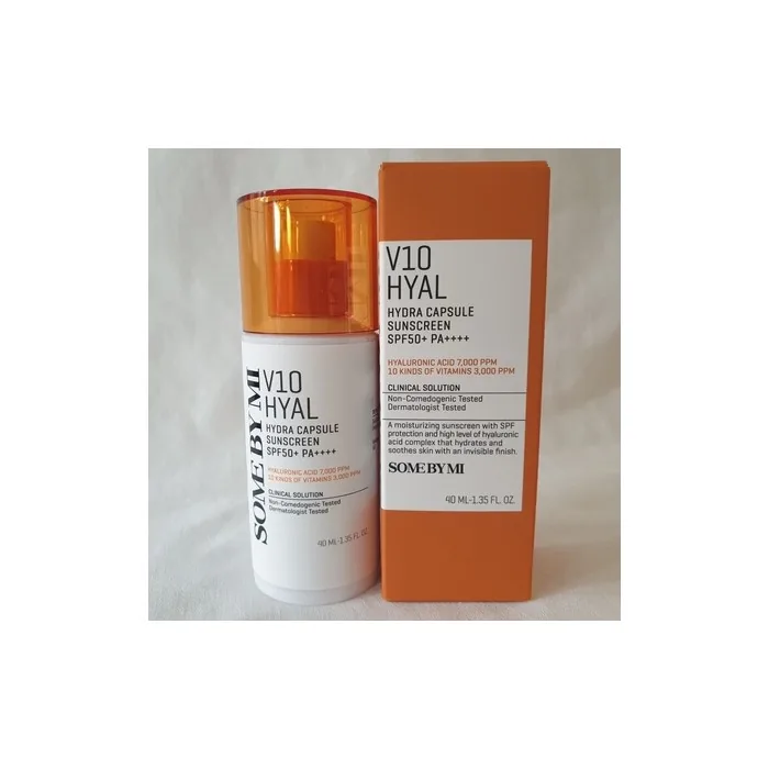 Some By Mi V10 Hyal Hydra Capsule Sunscreen SPF50+ 40ml