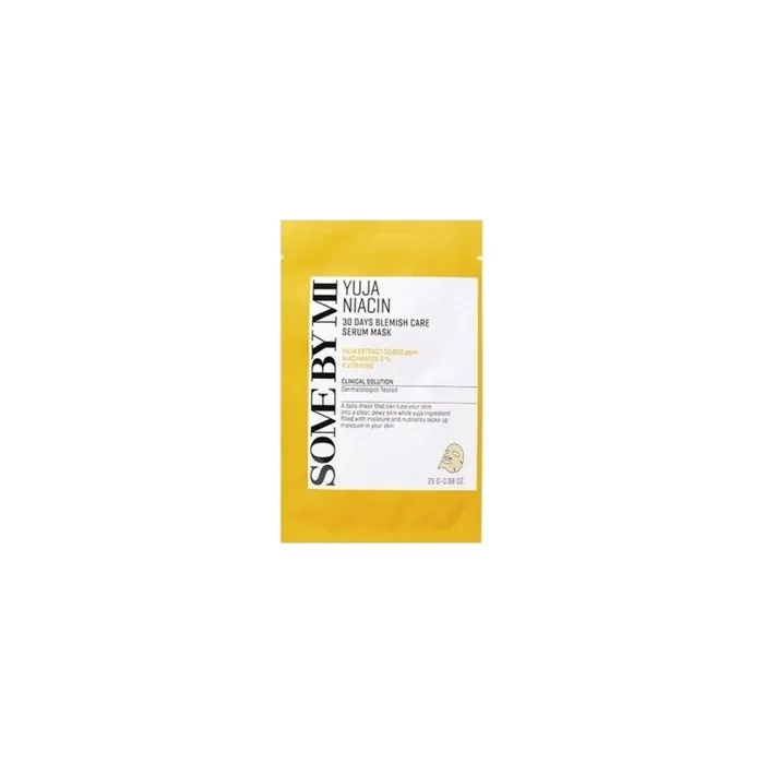 Some By Mi Yuja Niacin Brightening Sheet Mask 25g