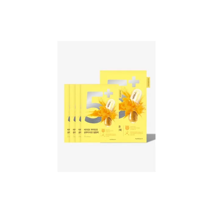 Numbuzin No5 Vitamin Spotlight Sheet Mask 27ml X 5 Pieces
