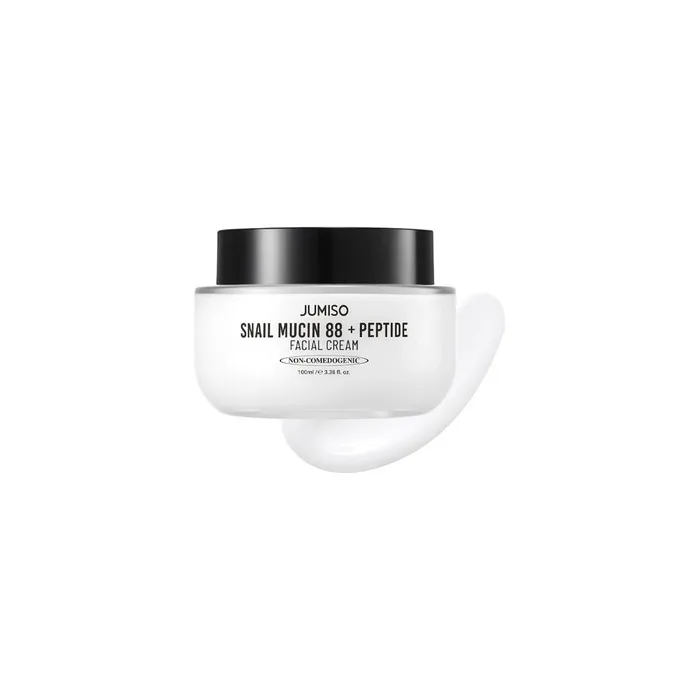 JUMISO Snail Mucin 88 + Peptide Cream 100ml for Sensitive Skin - Calming Acne and Strengthening Skin Barrier