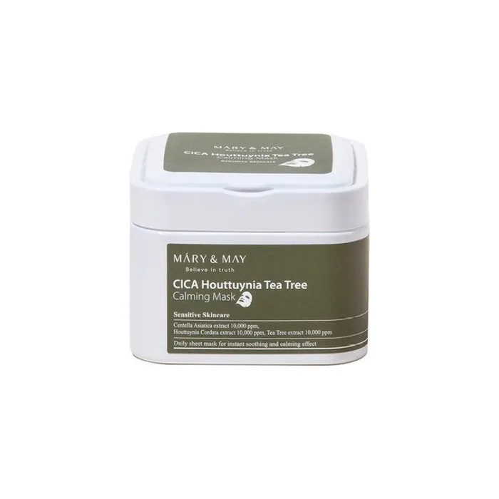 Mary&May Cica Houttuynia Tea Tree Calming Mask 30 Pieces 400 Ml