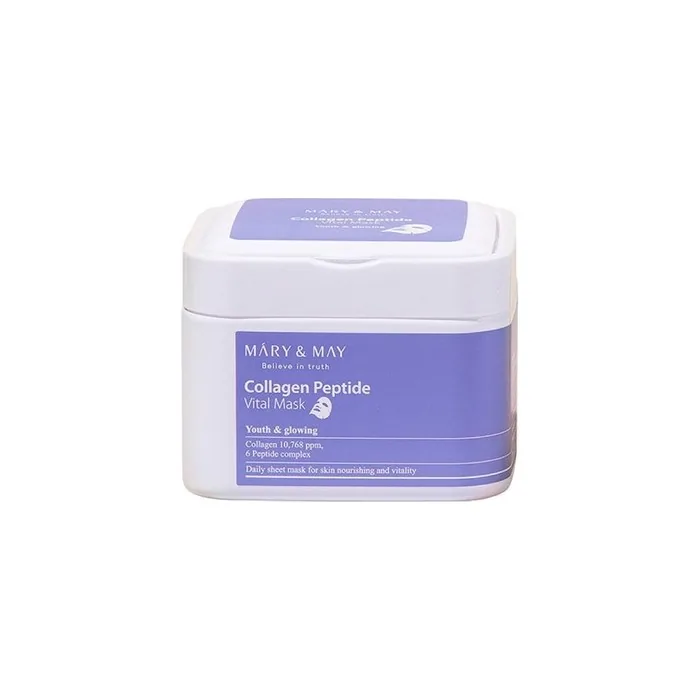 Mary&May Collagen Peptide Vital Mask 30 Pieces