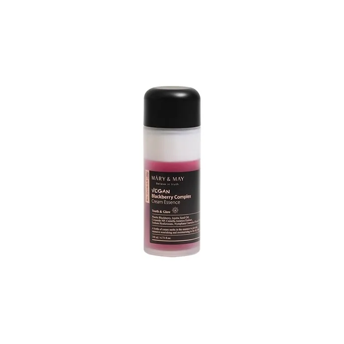 Mary & May Vegan Blackberry Complex Cream Essence Purple 140 Ml