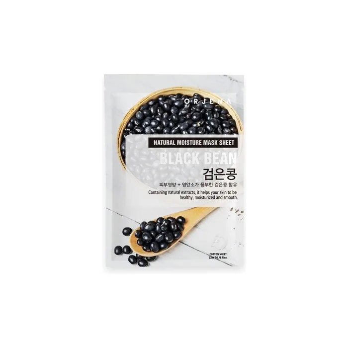 Orjena Natural Moisture Black Bean Mask Sheet