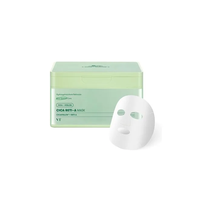 Vt Cosmetics Cica Reti-A Mask Sheet 30 Pcs Retinol Complex for Daily Care