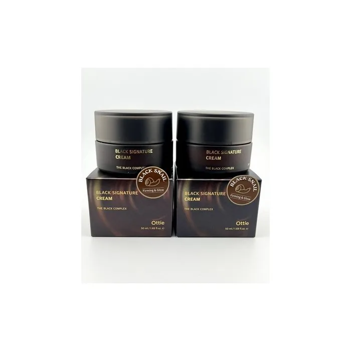 Ottie Black Snail Signature Face Cream with Black Snail Complex