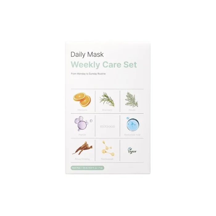 Mixsoon Daily Mask Weekly Care Set