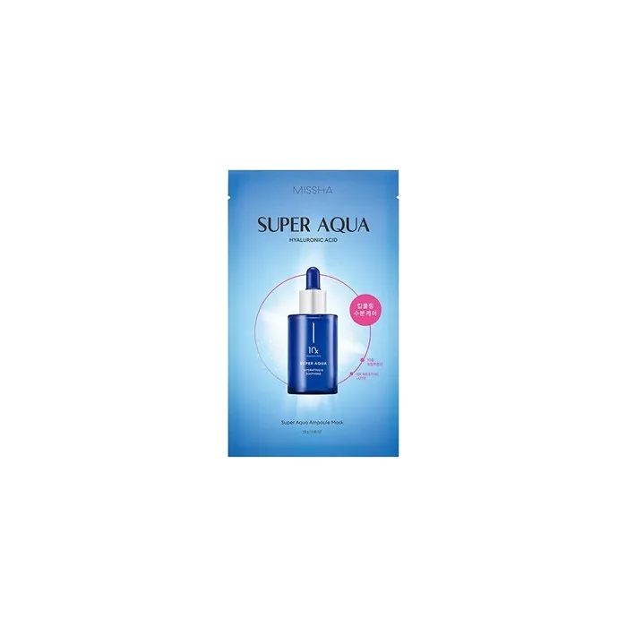 Missha Hydrating Sheet Mask With Hyaluronic Acid Super Aqua Ampoule Mask 28 G