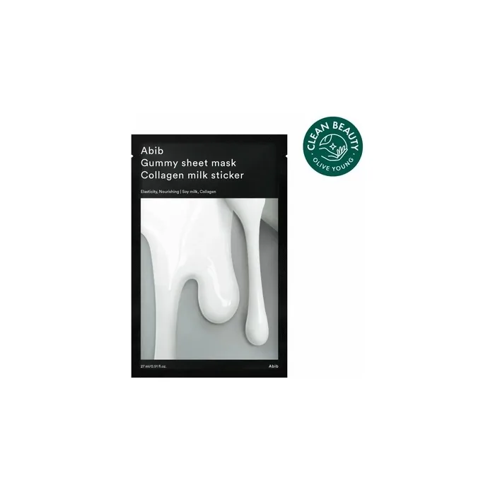Abib Gummy Sheet Mask Collagen Milk Sticker