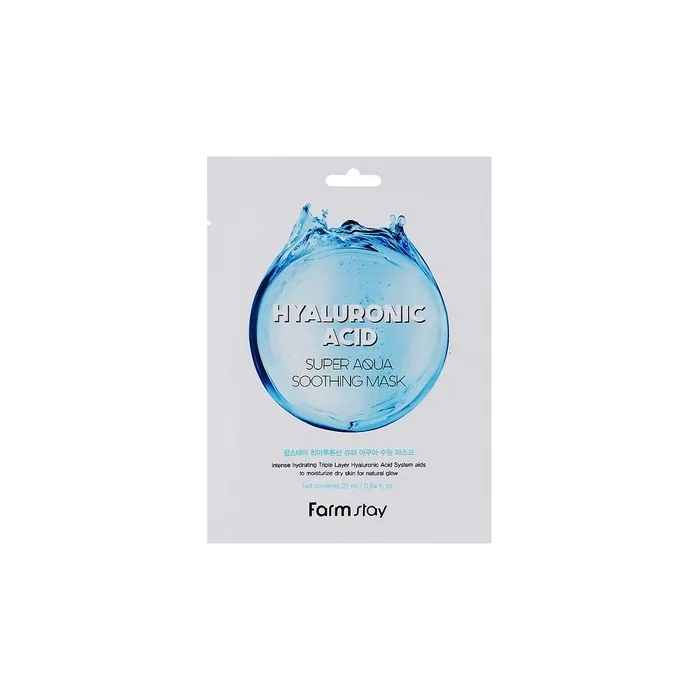 Farmstay Hyaluronic Acid Super Aqua Soothing Mask - 1 Piece