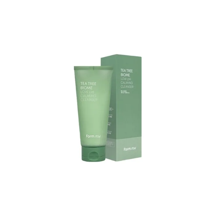 [FARM STAY] Tea Tree Biom Low pH Soothing Cleanser 180ml - Free Gift