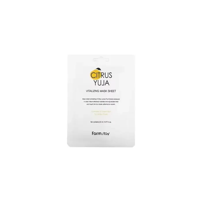 Farmstay Citrus Yuja Vitalizing Sheet Mask