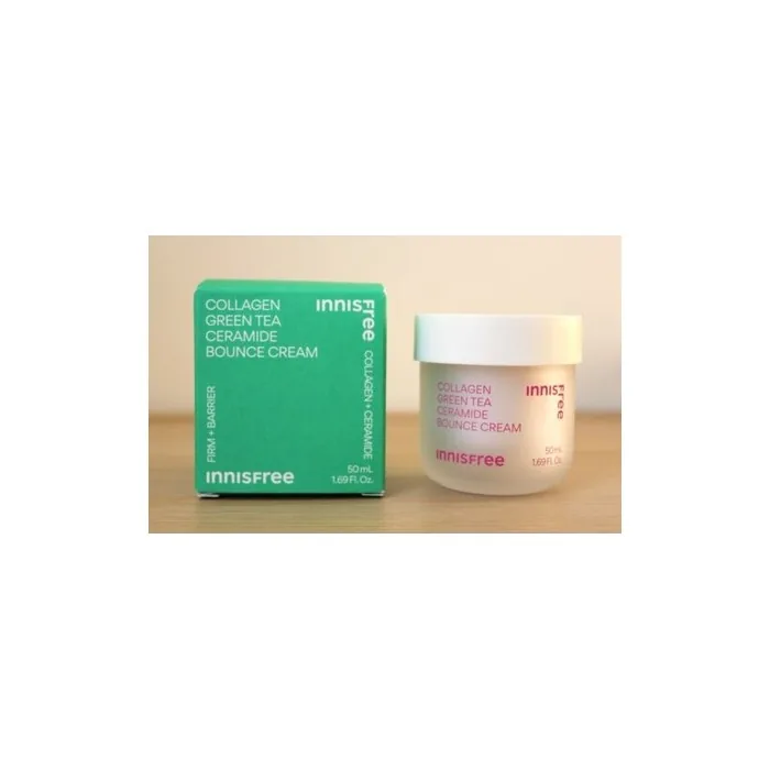 Innisfree Collagen Green Tea Ceramide Bounce Cream 50ml
