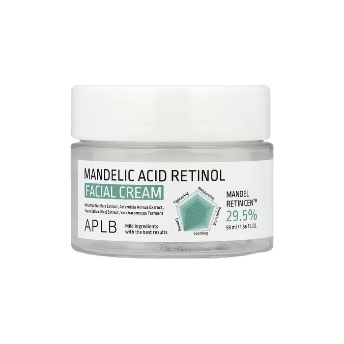 Aplb Mandelic Acid Retinol Facial Cream 186 Fl Oz 55 Ml