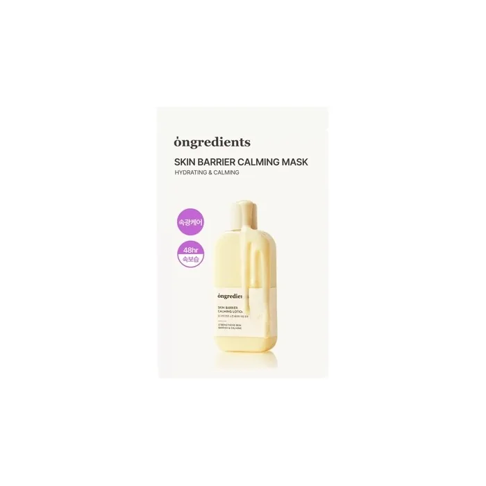 Ongredients Calming Sheet Mask For Skin Barrier Protection 27g