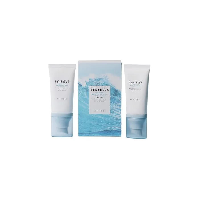 Skin1004 Madagascar Centella Hyalu-Cica Water-Fit Sun Serum 50ml Twin Pack