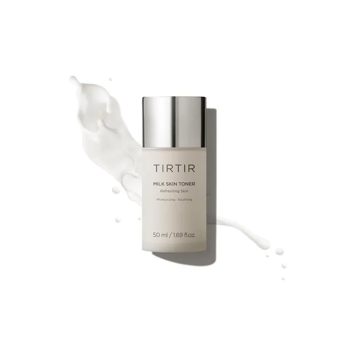 TIRTIR Milk Skin Rice Toner Deep Moisturizing Hydrating Toner for Face with Niacinamide Ceramide Rice Bran Extract 1.69 Fl Oz