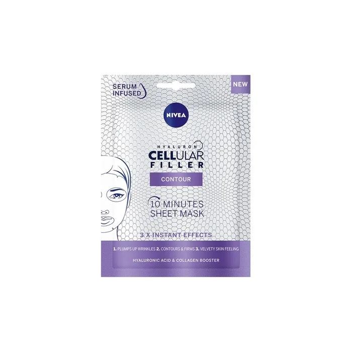 Nivea Hyaluron Cellular Filler Contour 10-Minute Sheet Mask