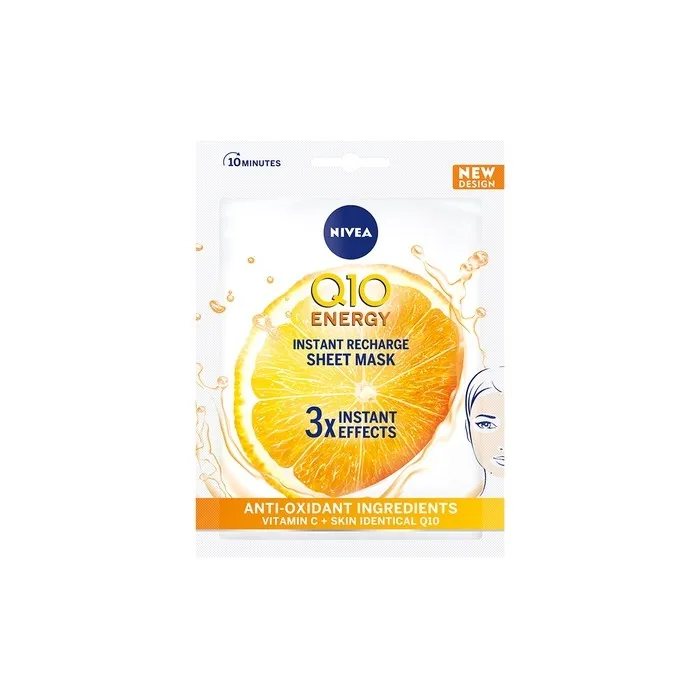 Nivea Q10 Plus C 10-Minute Sheet Mask - 1 Piece