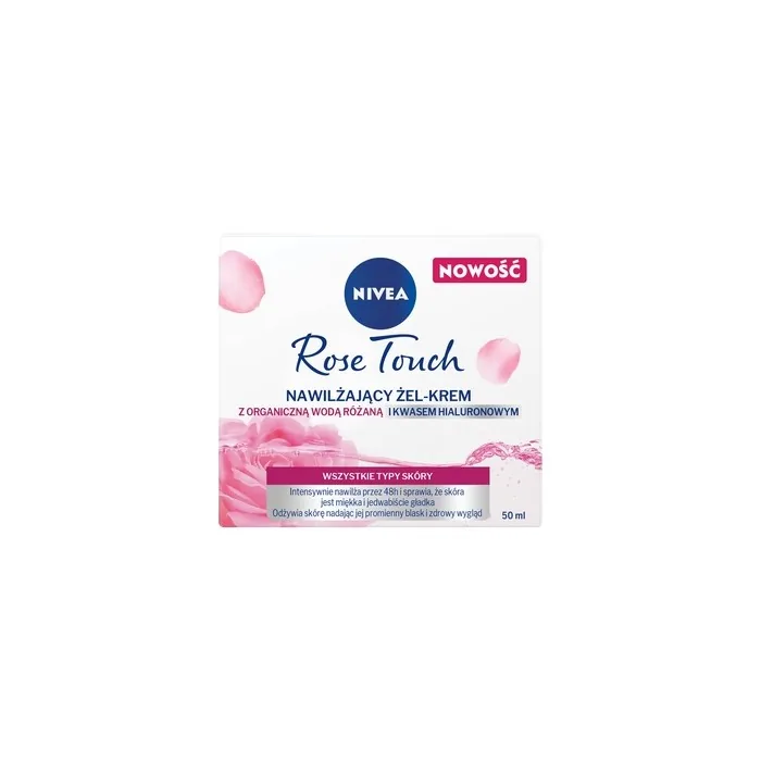 Nivea Rose Touch Moisturizing Gel Cream For Face 50ml