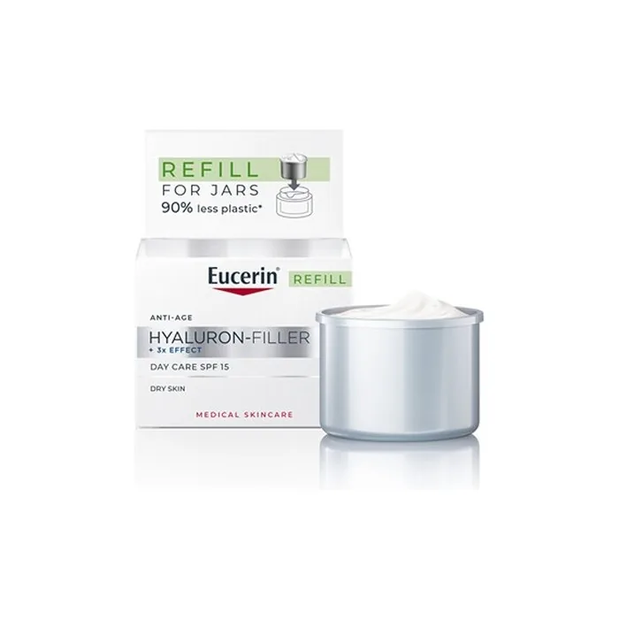 Eucerin Hyaluronfiller3x Effect Day Care Refill Spf 15 For Mature Skin