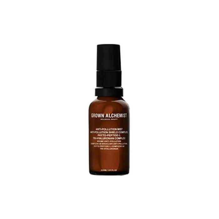 Grown Alchemist Antipollution Shield Complex Phytopeptide1 Trihyaluronan Complex Antipollution Mist 30ml