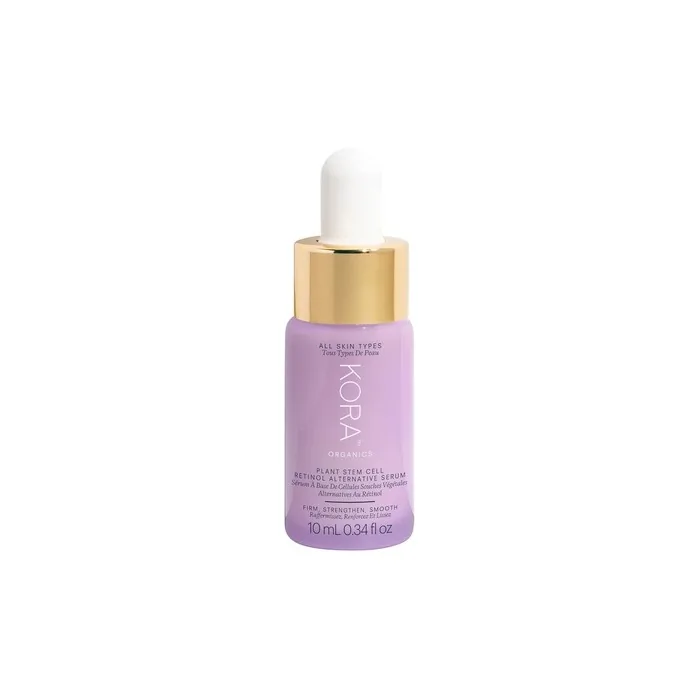 KORA Organics Plant Stem Cell Retinol Alternative Serum Repair Signs of Aging Promotes Radiant Skin Certified Organic Plant Based Cruelty Free 0.34 fl oz