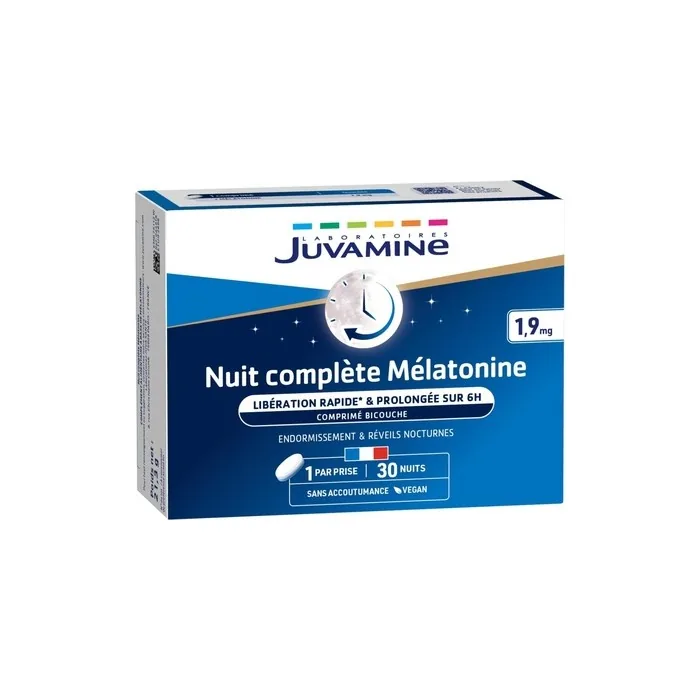 Juvamine Complete Night Melatonin 1.9mg Sleep Aid