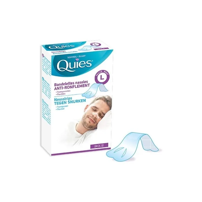 Quies Anti-Snoring Nasal Strips - Size L