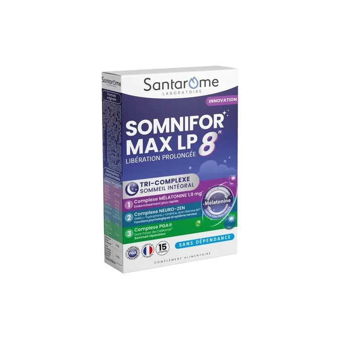 Santarome Somnifor Max LP 8h Sleep Food Supplement