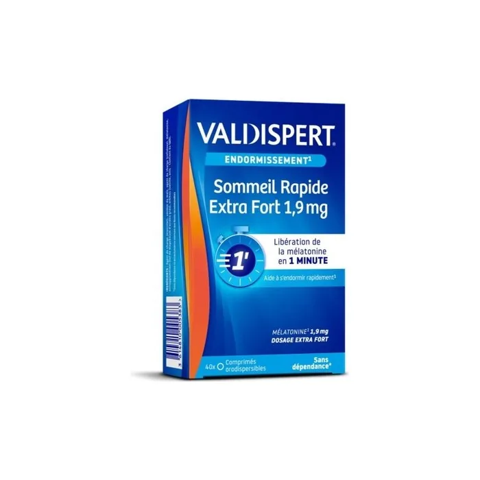 Valdispert Fall Asleep Fast Sleep Extra Strength 1.9mg Supplement