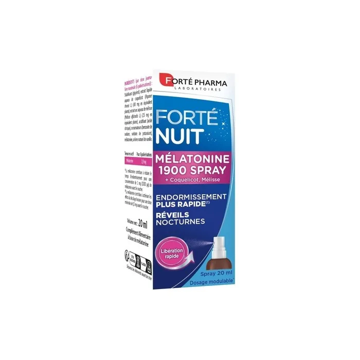 Forte Pharma Melatonin 1900 Spray Sleep Spray - Fast Falling Asleep