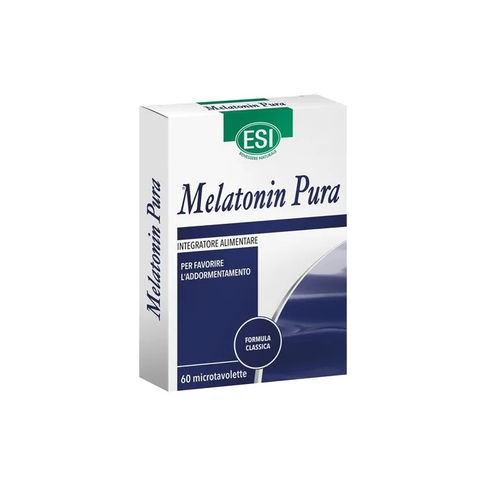 Esi Pure Melatonin Food Supplement Promotes Sleep