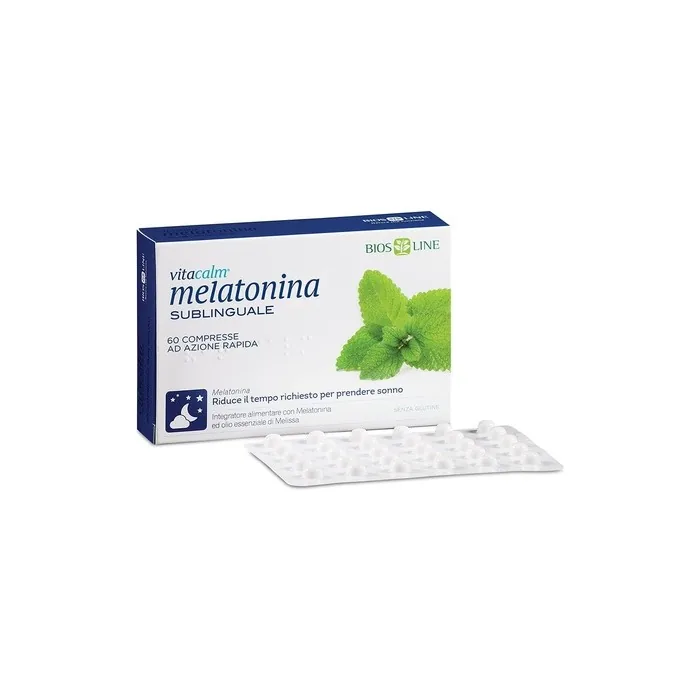 Vitacalm Melatonin Sublingual 1mg 60 Tablets
