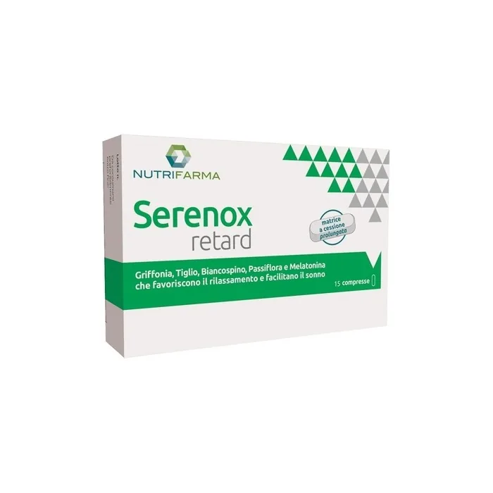 Aqua Viva Serenox Retard Dietary Supplement for Sleep and Relaxation 15 Tablets