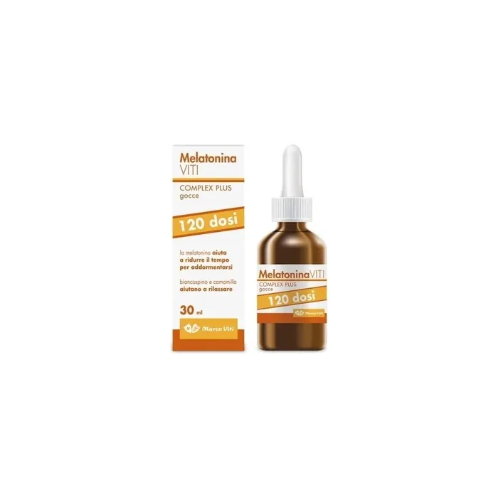 Marco Viti Pharmaceuticals Melatonin Viti Complex Plus Drops Sleep Supplement 30 Ml
