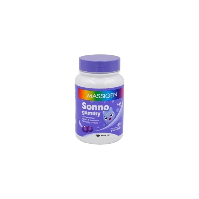 Massigen Sonno Gummy Melatonin Dietary Supplement 60 Gummy Candies