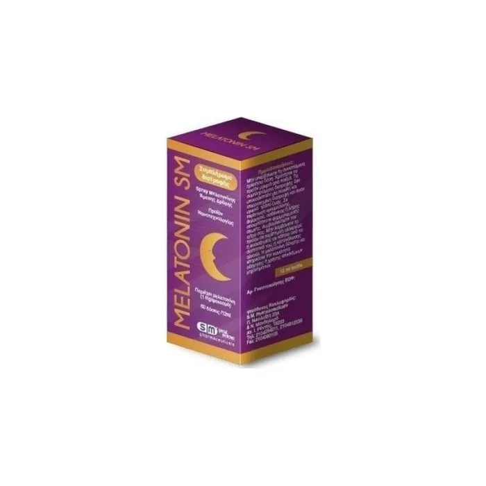 S.M Pharmaceuticals Sm Melatonin Spray 12ml - Sleep Aid