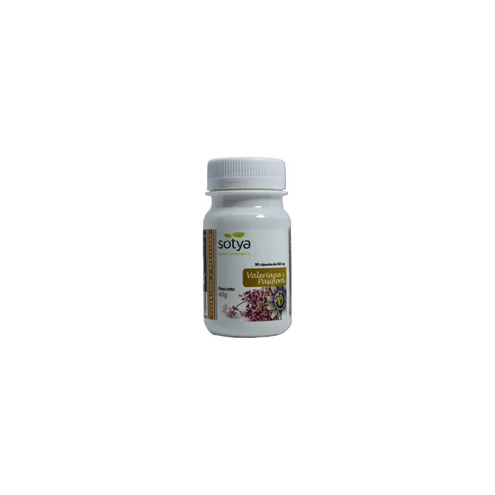 Sotya Sotya Valerian And Passionflower 450 Mg Capsules 90 Units