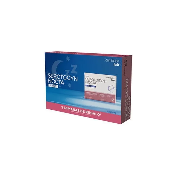 Cumlaude Serotogyn Nocta Melatonin Capsules 60 Count - Pack of 2