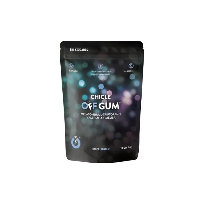 Wug Gum Off Help Stress Relaxing Nervous System Muscle Induce Sleep Supplement